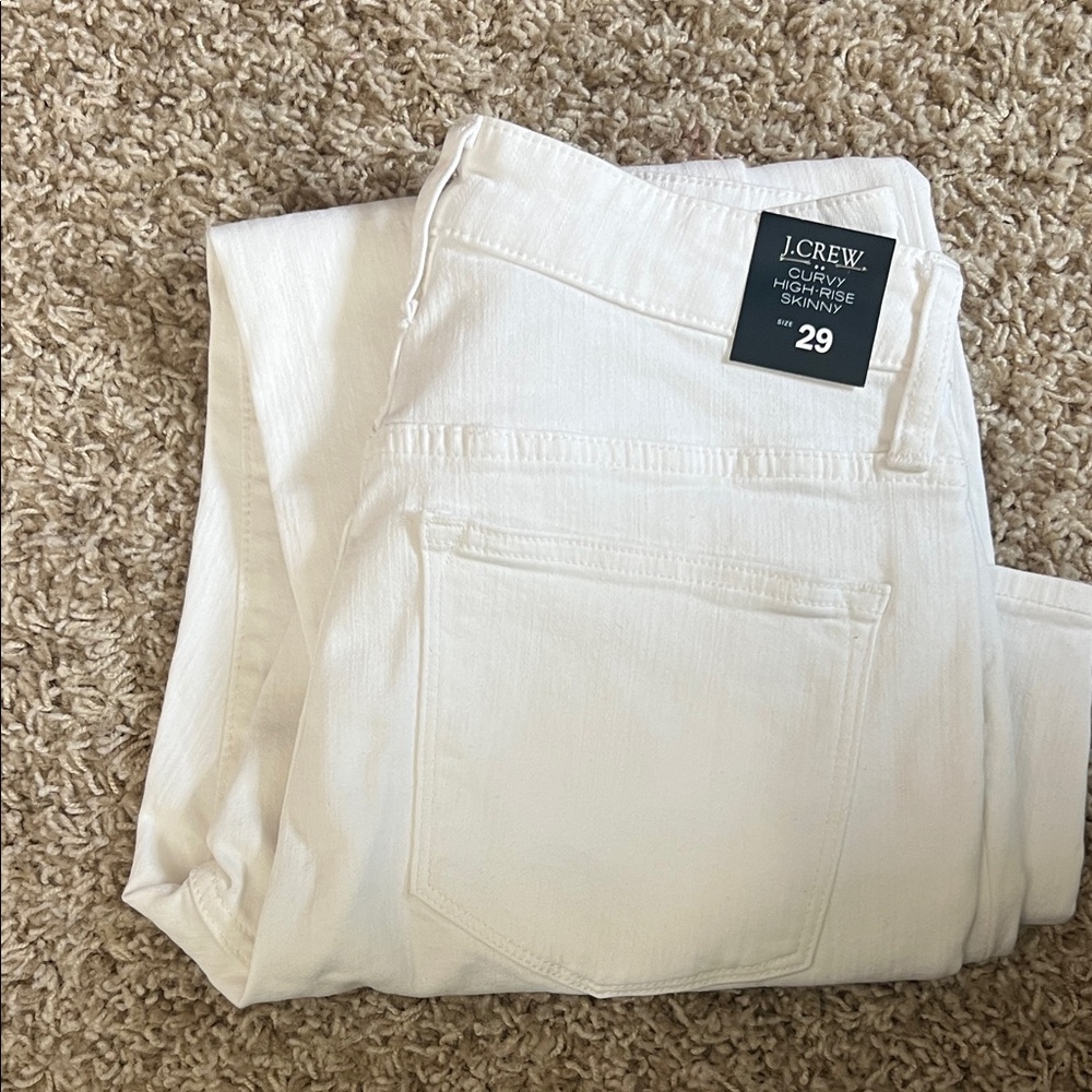 J. Crew Women's Classic White Skinny Jeans
